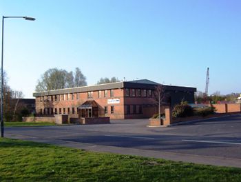 Crawler crane and piling equipment specialist AGD Equipment office and workshop facility in Stratford upon Avon, Warwickshire