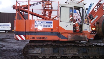 Used IHI CCH350 35 tons capacity hydraulic crawler crane for sale