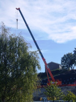 Telescopic Crawler Crane Hire