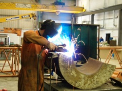 Equipment rebuilds, accident repairs, crane testing and inspection, 2 pack painting facility