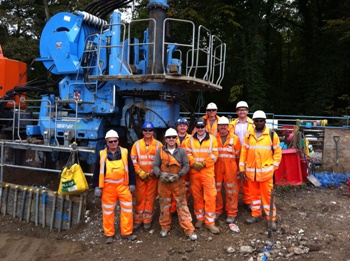 Giken super crush piler Chesham, Bucks