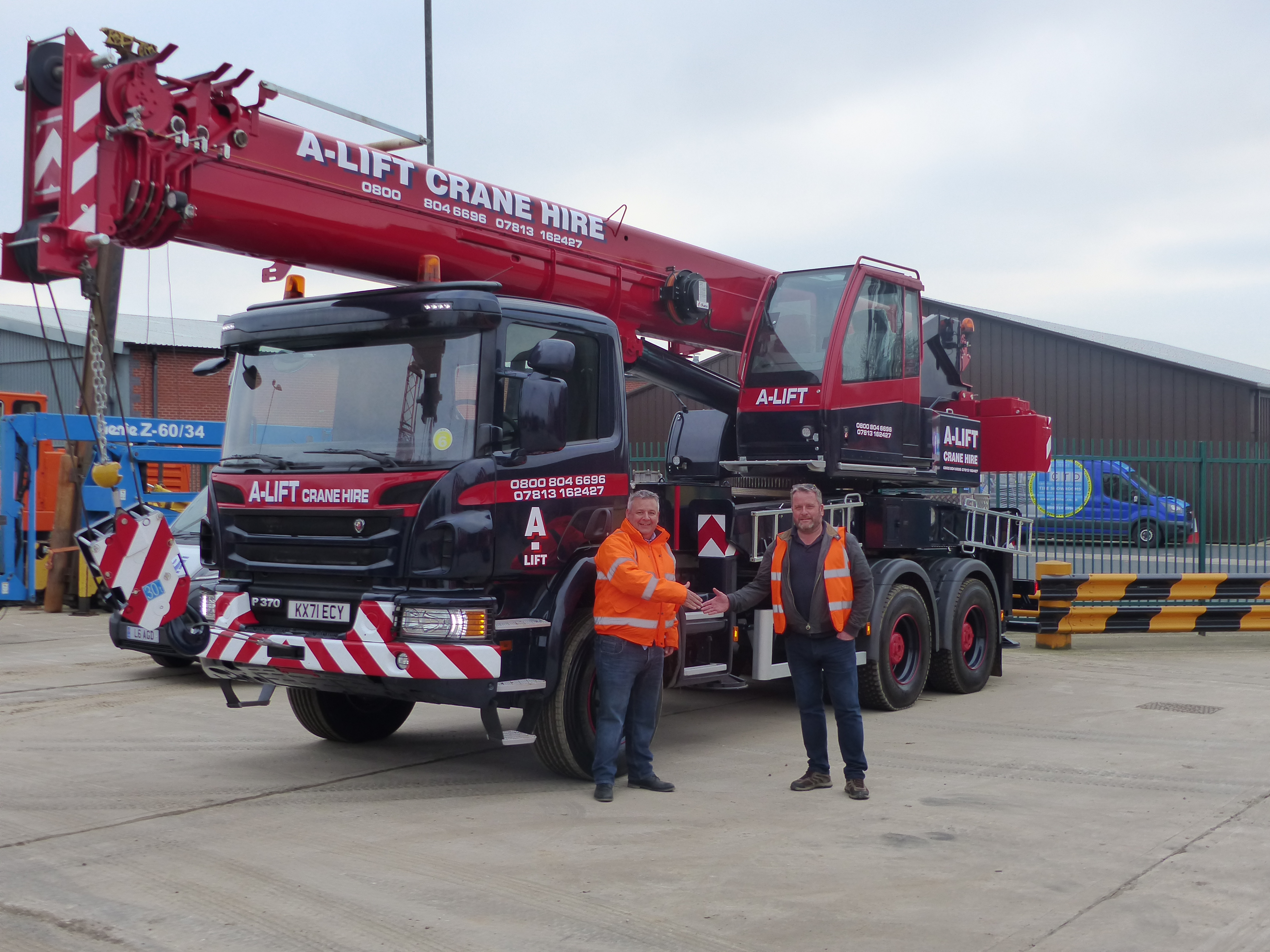 Marchetti MTK40 truck crane sold to A-Lift Crane Hire