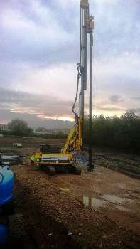 RTG RG21T deep soil mixing for house foundations
