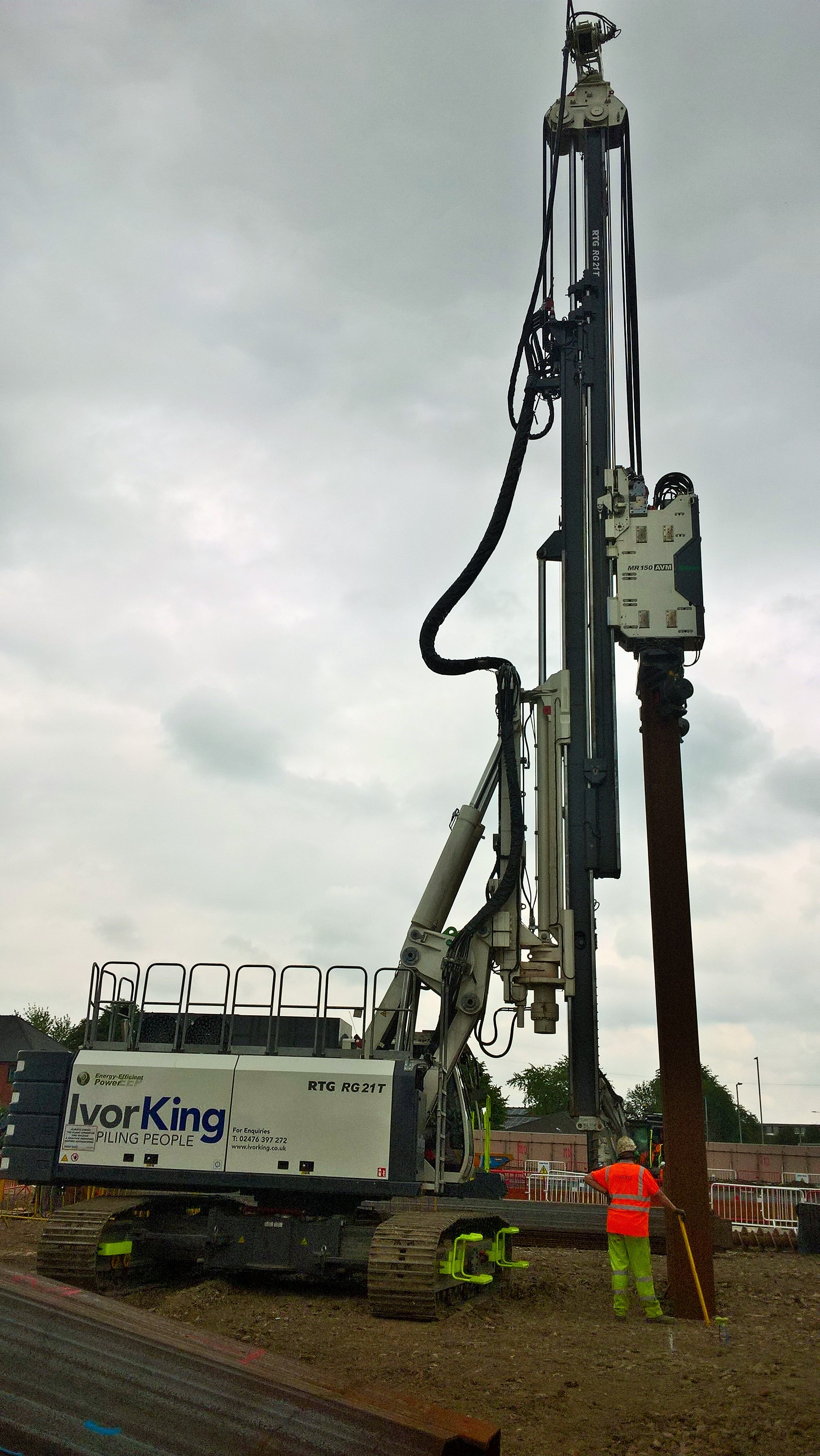 RTG RG21T telescopic leader rig