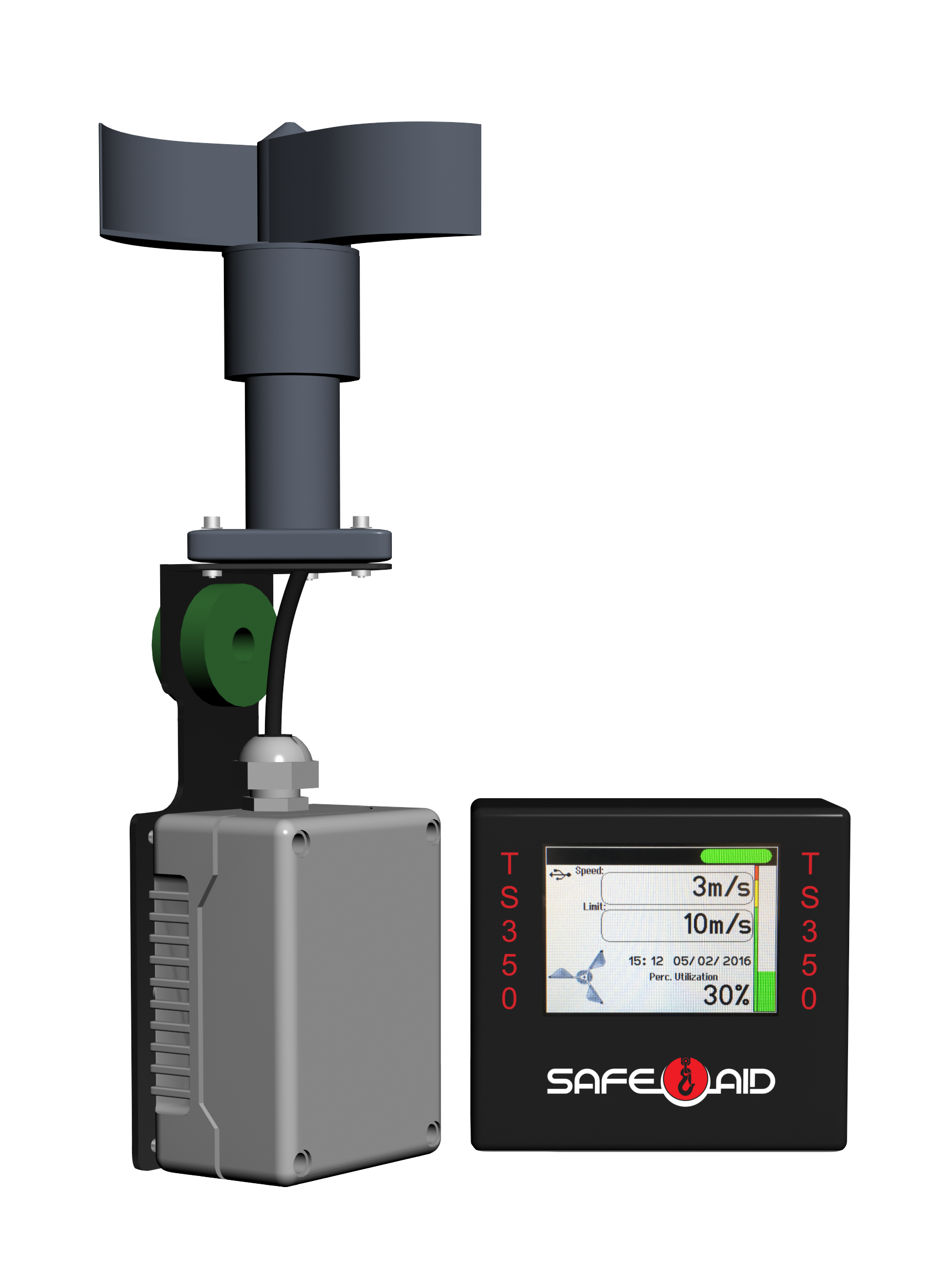 Crane Wind Speed Anemometers with Data Loggers now available from AGD