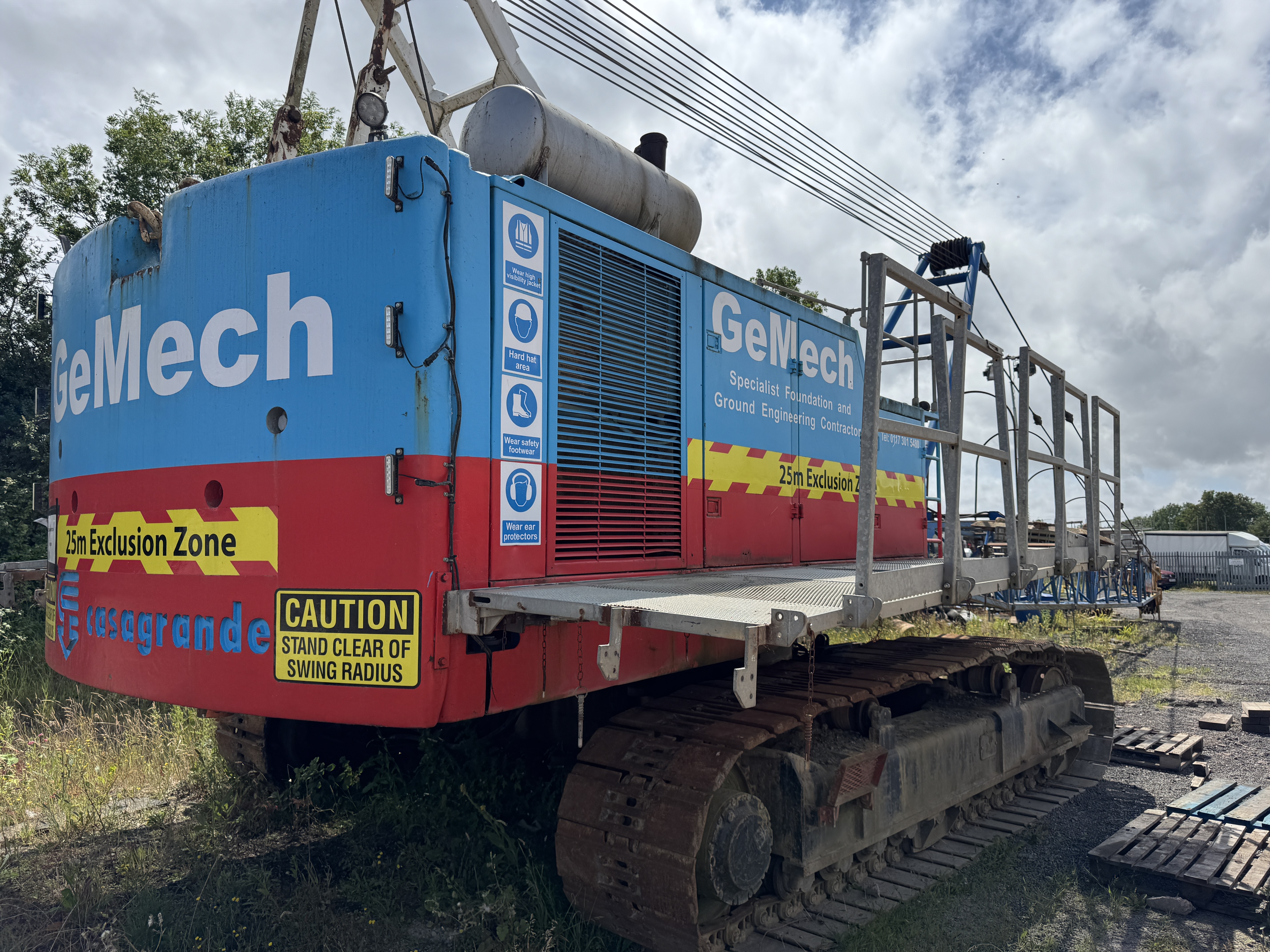 Used Casagrande C60 60 tons crawler crane for sale