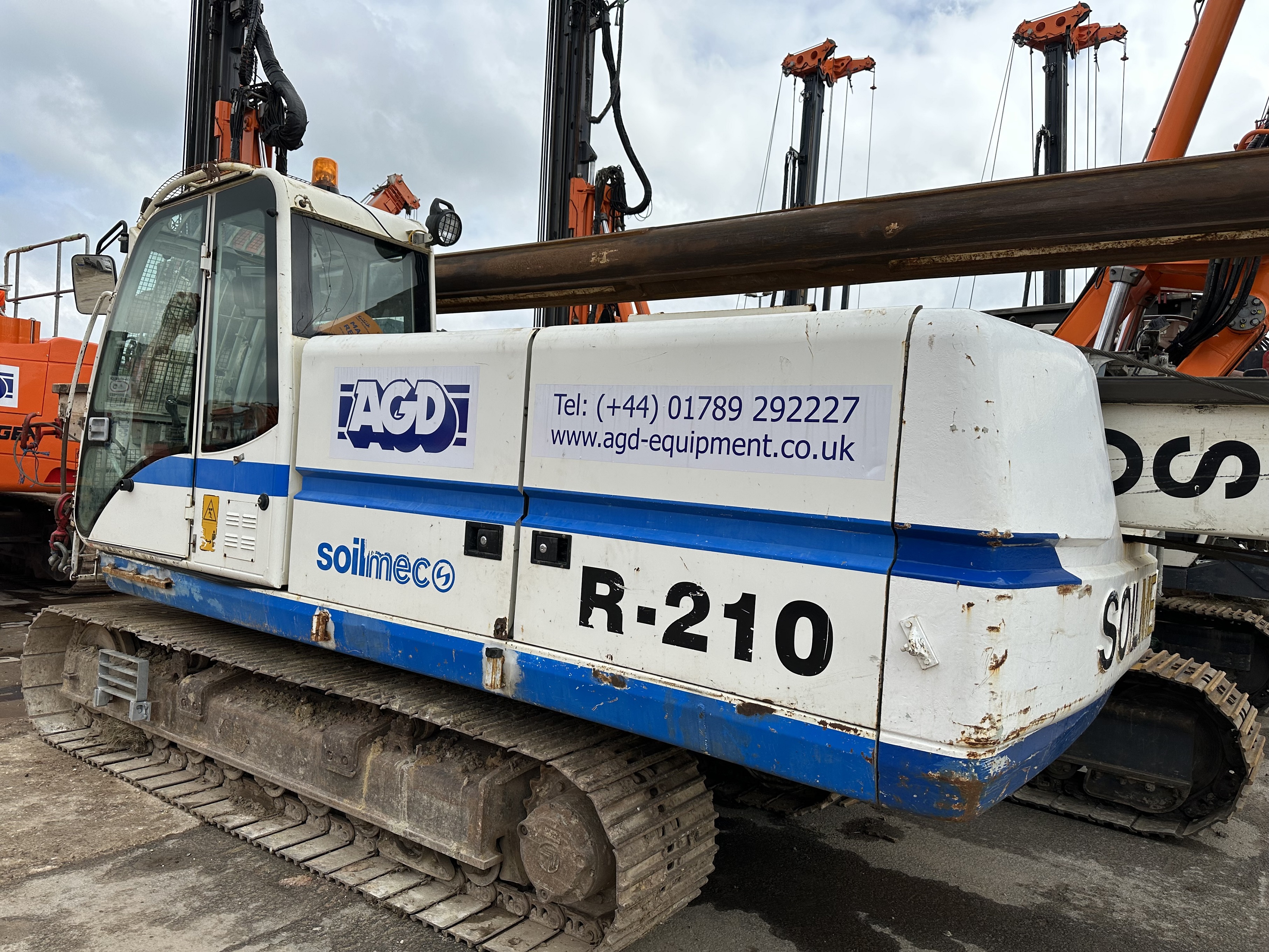 Used Soilmec R210 CFA & rotary piling rig for sale