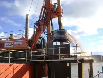 Mait HR260 bored piling rig hire