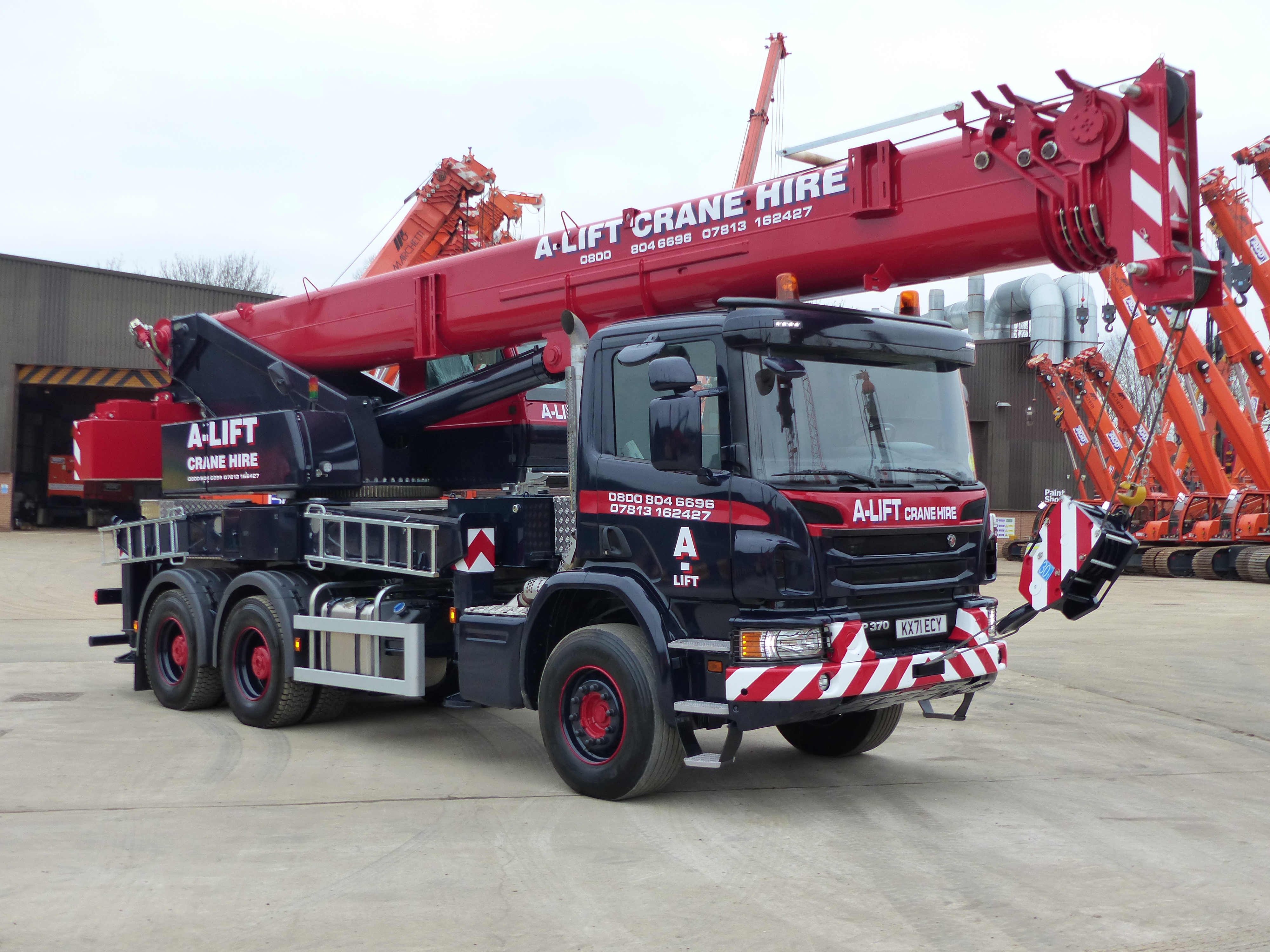 Marchetti MTK40 truck crane sold to A-Lift Crane Hire