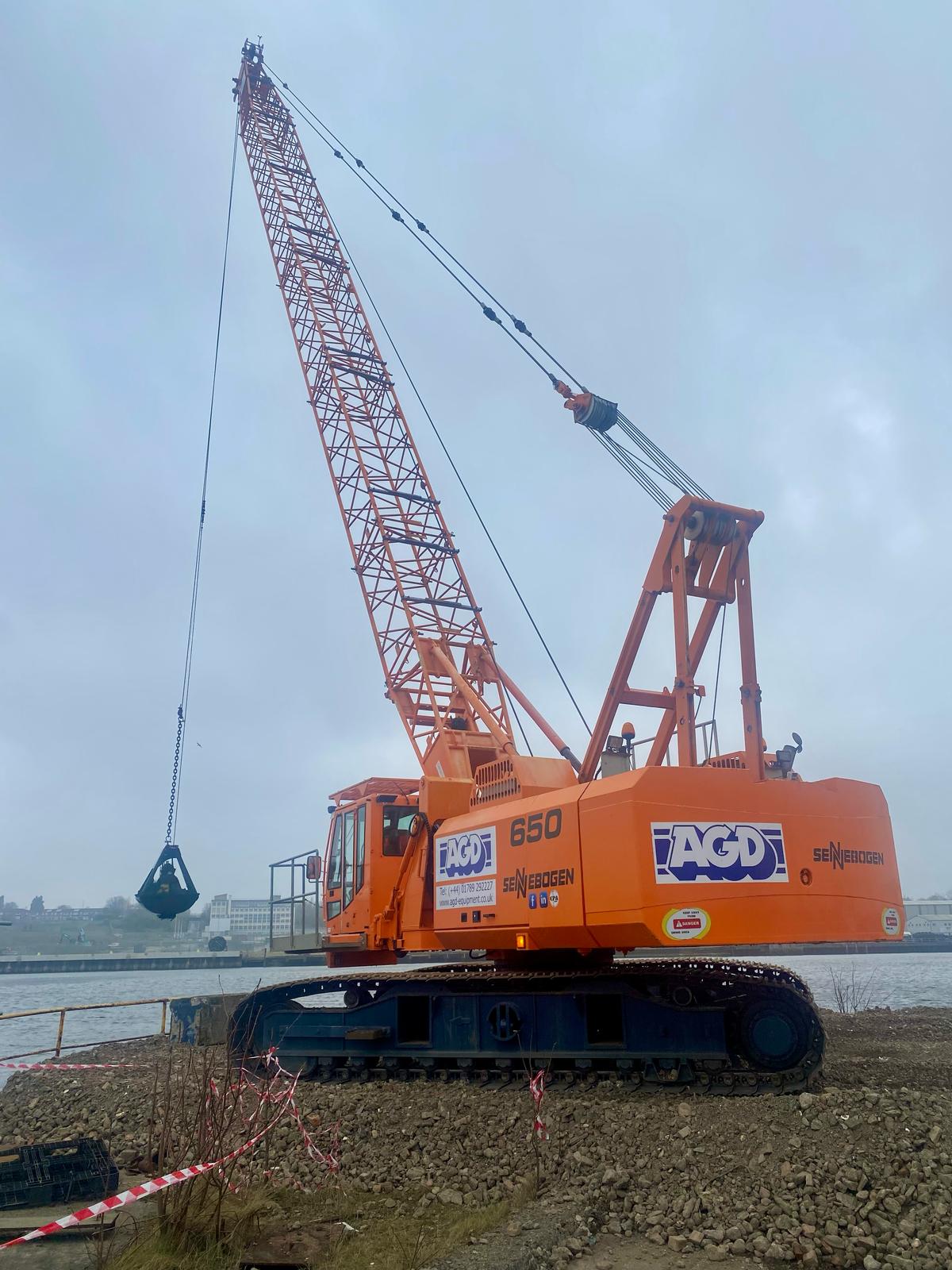 Dredging on the River Tyne