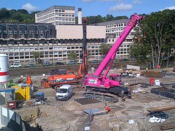 AGD supplies brace of machines to piling project in Co Durham