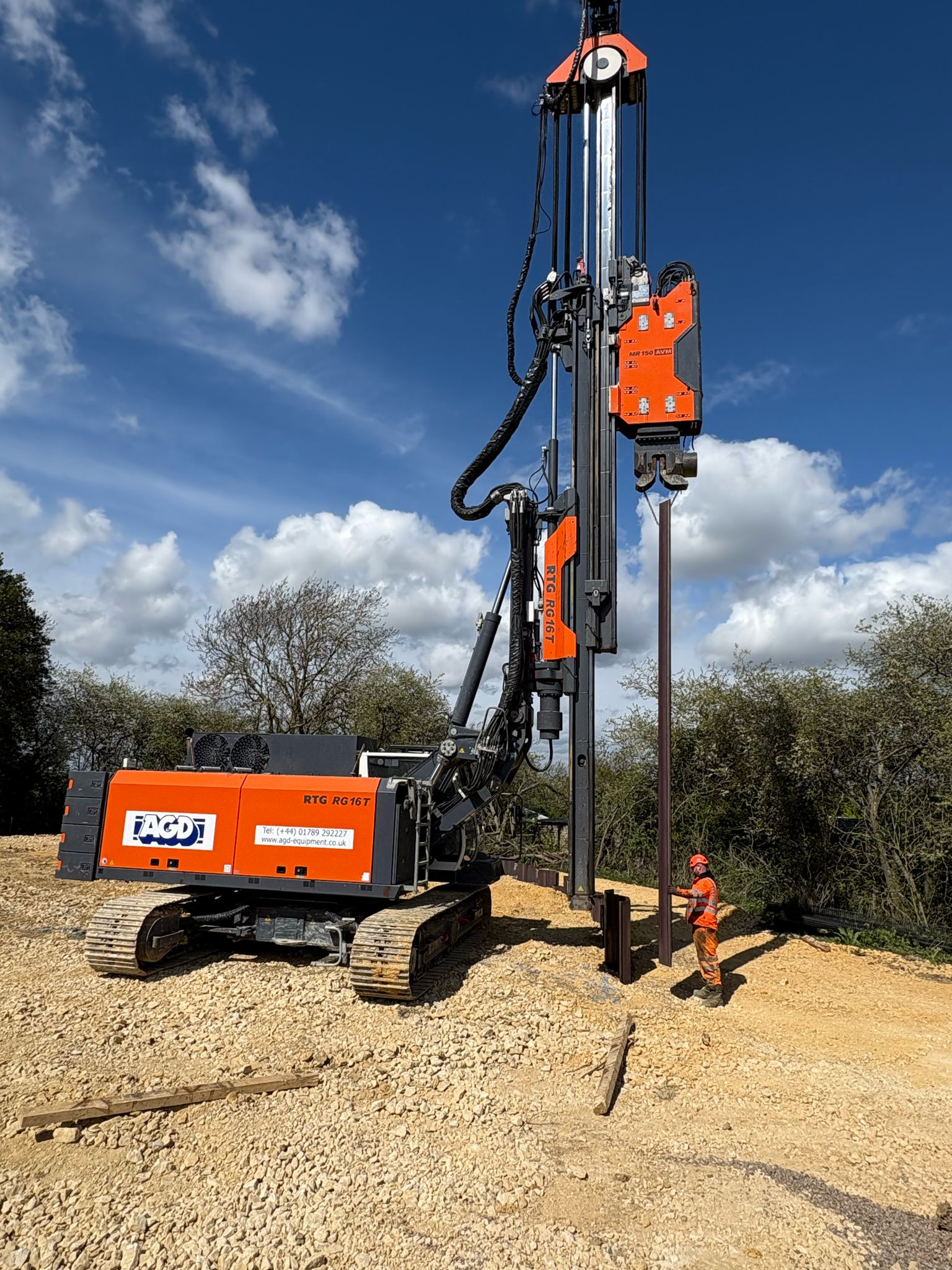 Sheet piling project