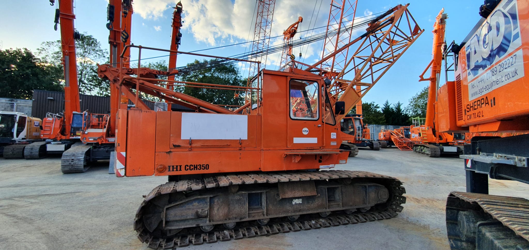 Used IHI CCH350 35 tons crawler crane for sale