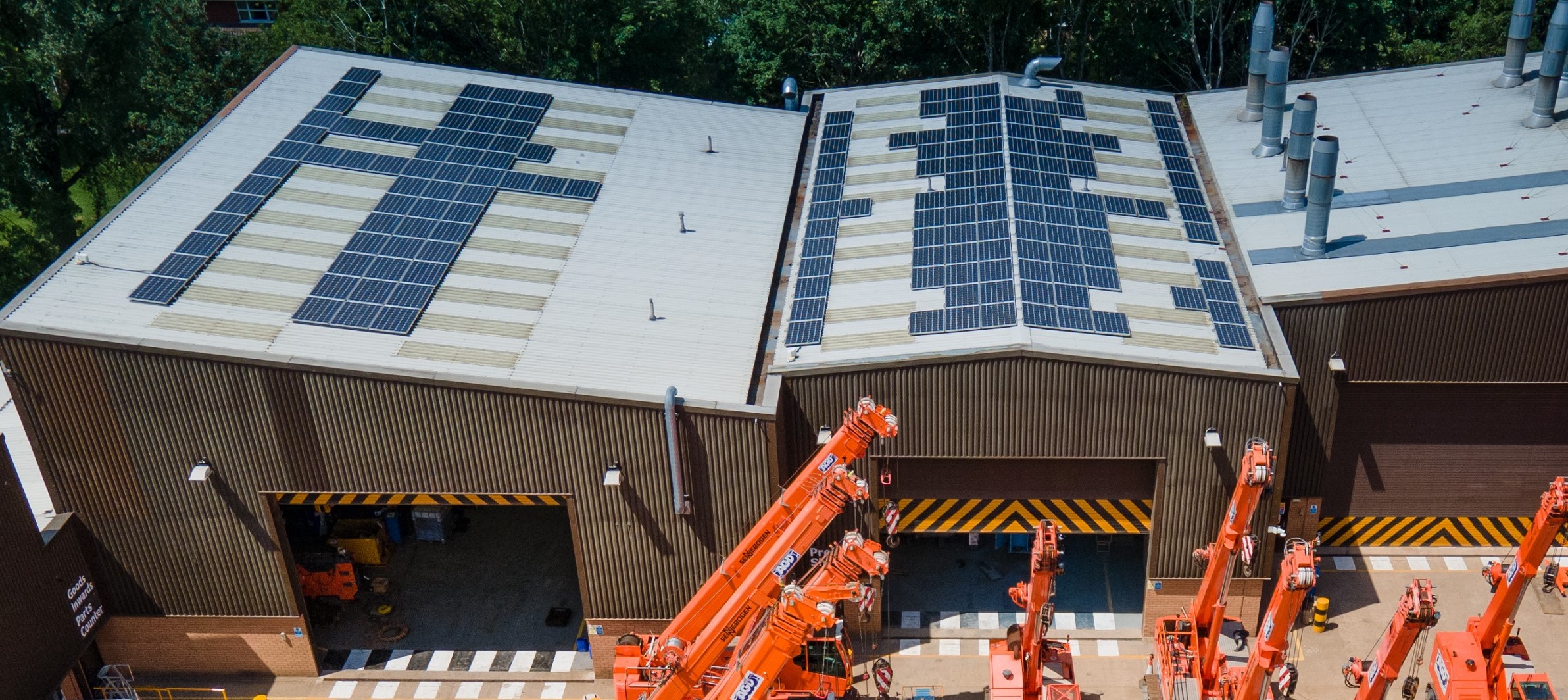 Work shop facilities with overhead cranes